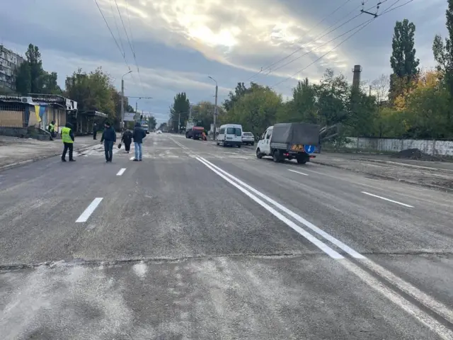 Дорога после починки