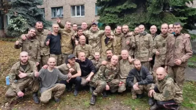Обменянные бойцы ВСУ