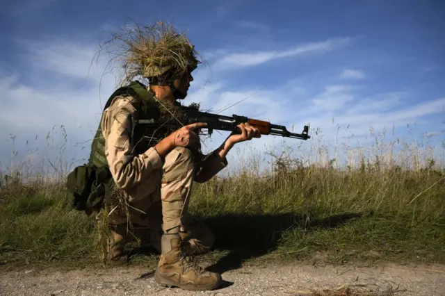 Подготовка украинских военных в Великобритании