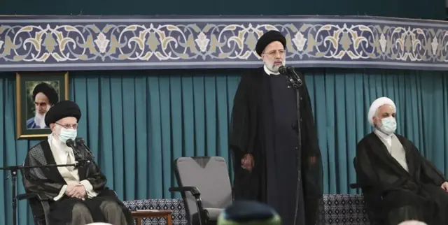 ابراهیم رئیسی و علی خامنه ای