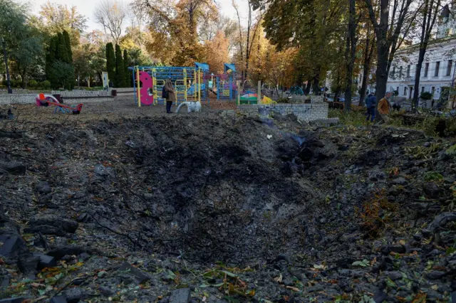 последствия удара по Киеву