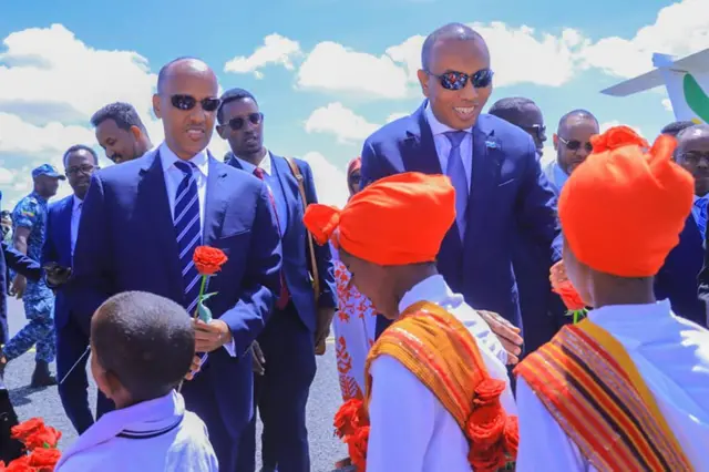 Ra'iisul Wasaaraha Soomaaliya oo gaaray Jigjiga