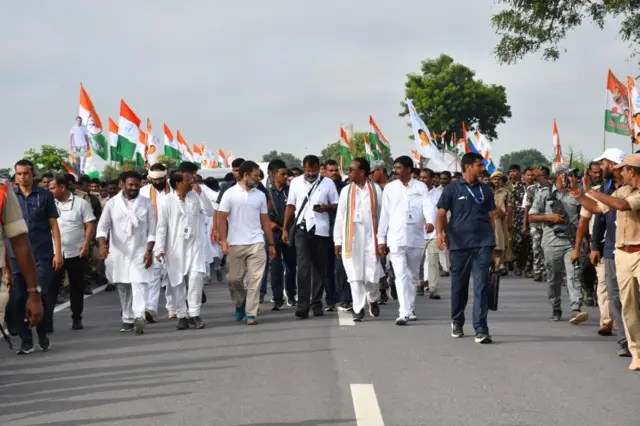 రాహుల్ గాంధీ పాదయాత్ర
