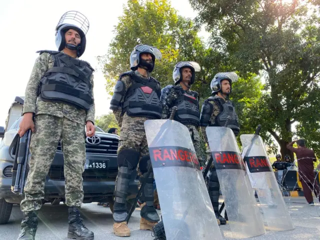سکیورٹی، اسلام آباد، الیکشن کمیشن