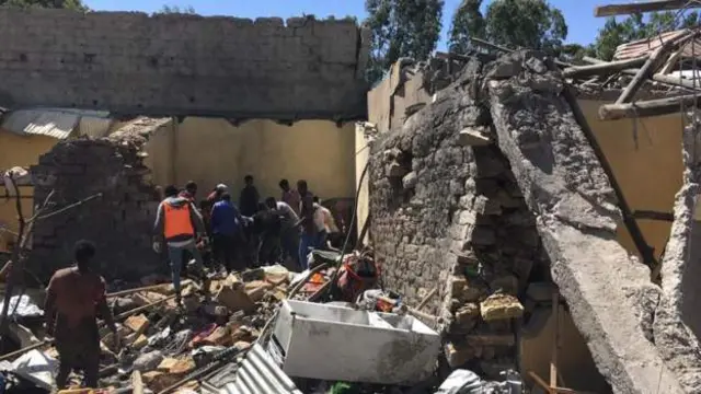 Caasimadda Tigray ee Maqalle waxaa ka dhacay duqeymo ay geysteen diyaaradaha Drones-ka