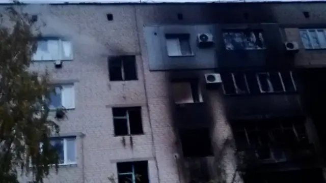 Последствия российского удара в окрестностях Запорожья