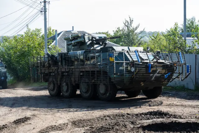 Украинская военная техника под Купянском