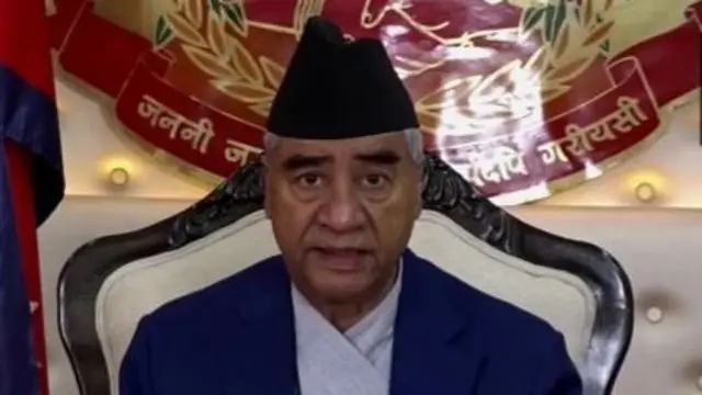 नेपाल के प्रधानमंत्री शेर बहादुर देउबा