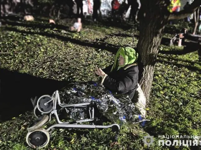 Последствия обстрела Запорожья