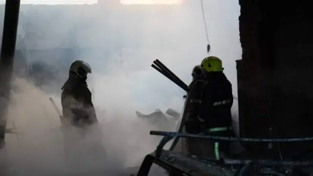 Пожар в Полтавской области