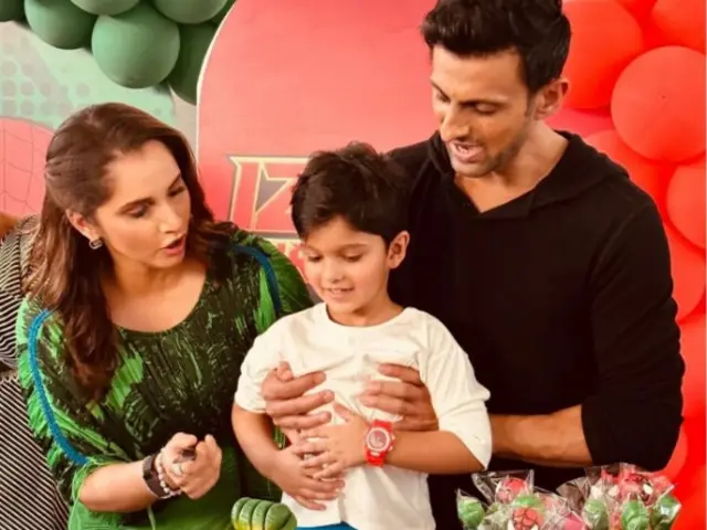 సానియా మీర్జా, ఇఝాన్ మీర్జా మాలిక్, షోయబ్ మాలిక్