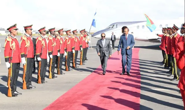 Madaxweyne Xasan Sheekh iyo Madaxweyne Isias Afewerki
