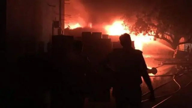 માલદીવ્સમાં આગ