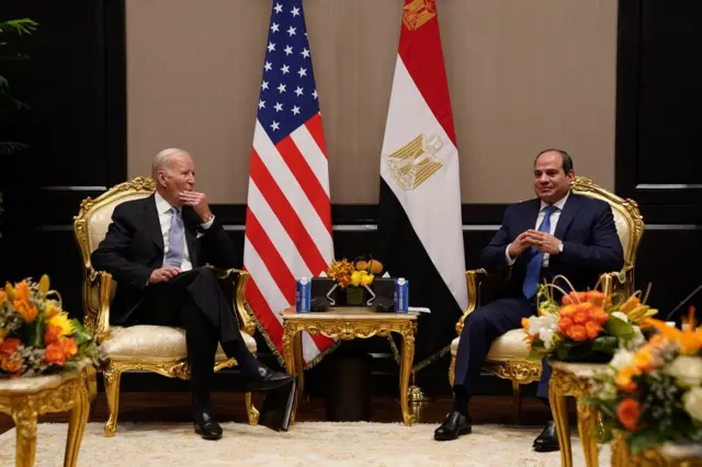بايدن مع السيسي