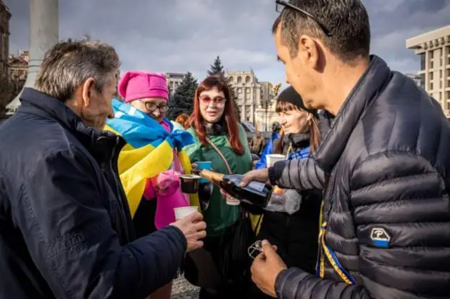 На  киевском Майдане