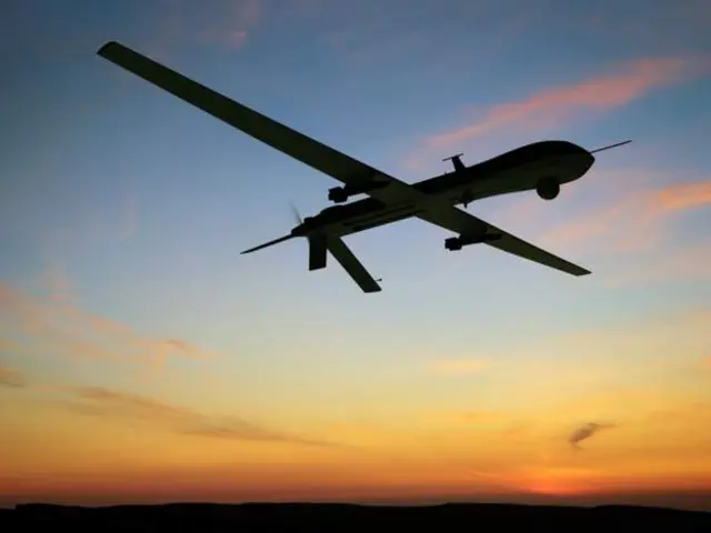 Gray Eagle MQ-1C вооружен четырьмя ракетами Hellfire