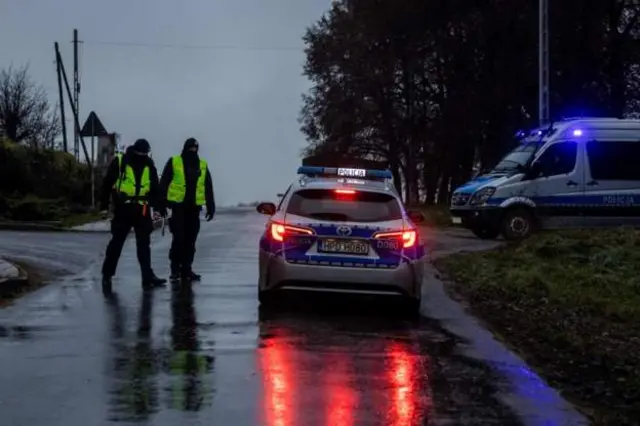 Польща, місце падіння ракети
