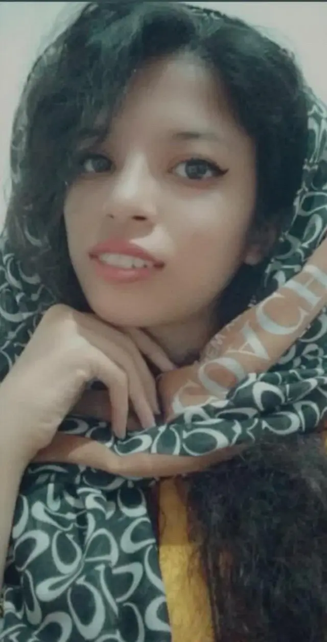 عکسی که از صحرا رضایی در شبکه‌های اجتماعی منتشر شده