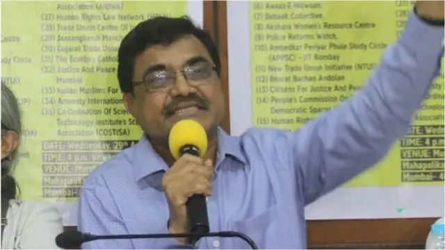 मानवाधिकार कार्यकर्ता और प्रोफ़ेसर आनंद तेलतुंबड़े