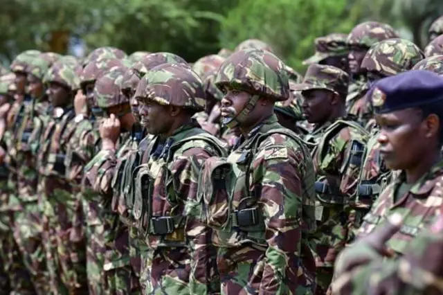 Ciidamada Keenyaan ah oo nabad ilaalin u tagaya dalka Congo DR