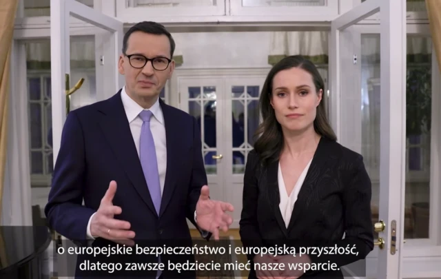 Матеуш Моравецкий, Санна Марин