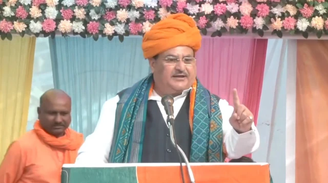 भारतीय जनता पार्टी के राष्ट्रीय अध्यक्ष जेपी नड्डा