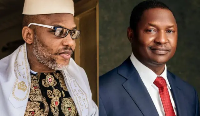 Nnamdi Kanu na Malami