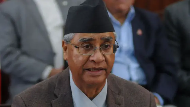नेपाल के प्रधानमंत्री शेर बहादुर देउबा
