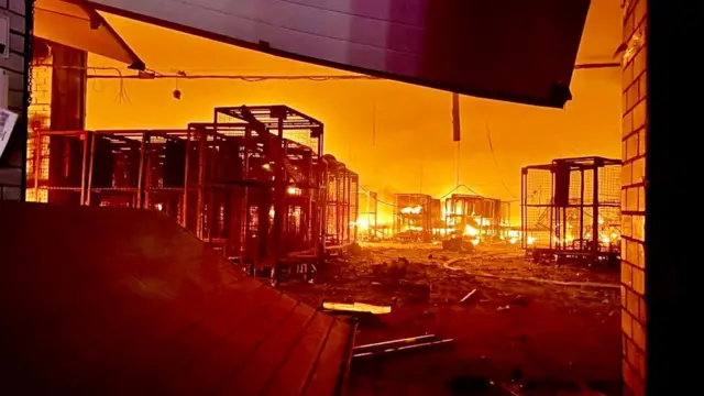 Валентин Резниченко опубликовал фотографии последствий ударов в своем телеграме