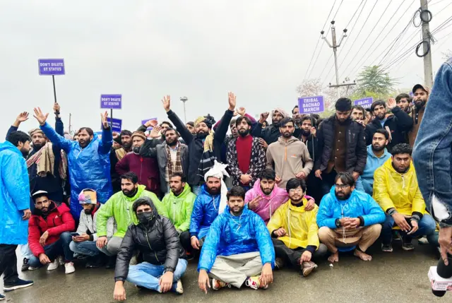 कुपवाड़ा से कठुआ तक गुर्जर बकरवाल समुदाय का मार्च