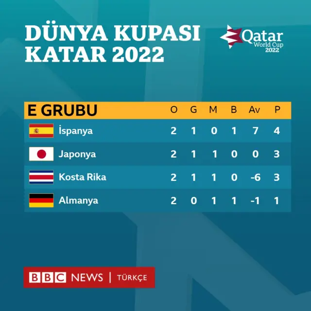dünya kupası e grubu