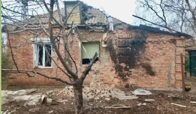 Удары по Никополю