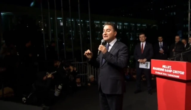 DEVA Partisi Genel Başkanı Babacan: İmamoğlu kardeşime yapılan bu hukuksuzluğu reddediyorum