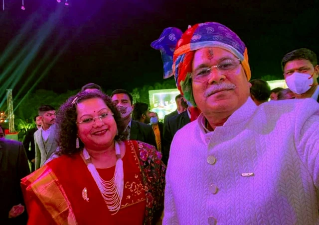 भूपेश बघेल और सौम्या चौरसिया