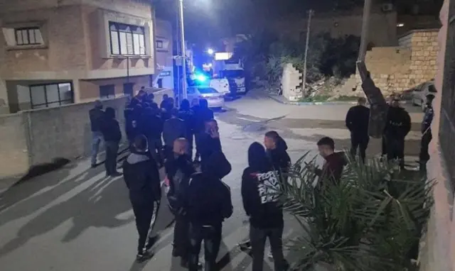 مكان الحادث في كفر قاسم