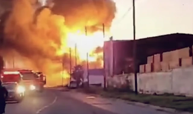 حريق في المغرب