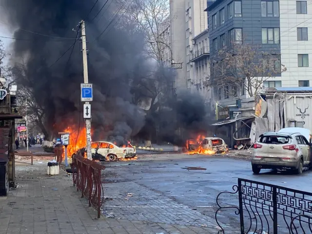 Херсон после обстрела