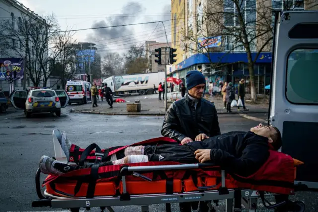 Последствия обстрела Херсона