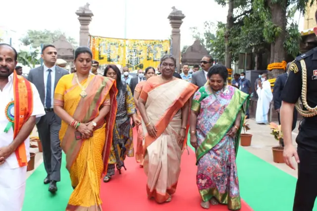 శ్రీశైలంలో రాష్ట్రపతి ద్రౌపది ముర్ము