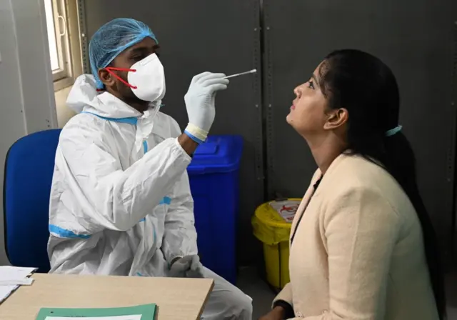 कोरोना जांच