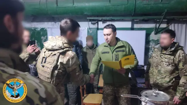Буданов в Бахмуте