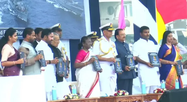 నేవీడే ఉత్సవాల్లో రాష్ట్పతి ద్రౌపది ముర్ము