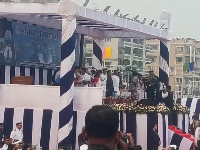 నేవీ డే వేడుకల్లో రాష్ట్రపతి ద్రౌపది ముర్ము