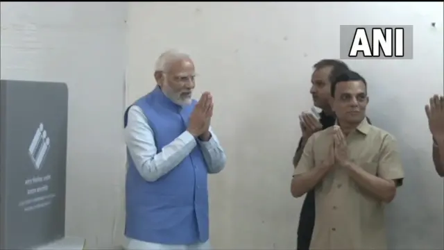 મોદી મતદાન
