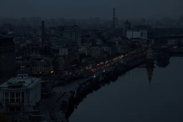 Киев ночью