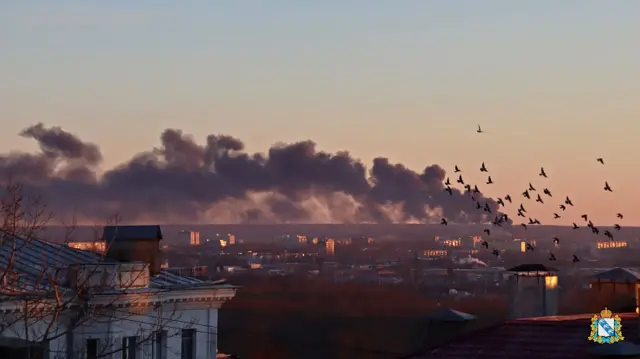 Пожар в Курске