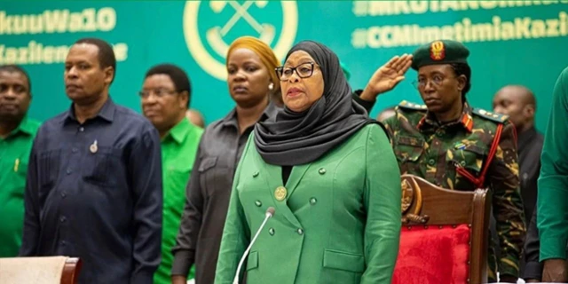 Rais wa Tanzania na Mwenyekiti wa Chama Cha Mapinduzi, Dkt. Samia Suluhu Hassan