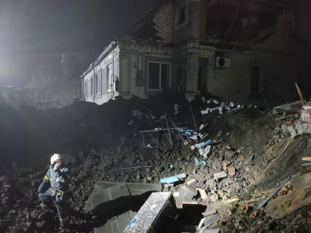 Последствия обстрела в Харьковской области
