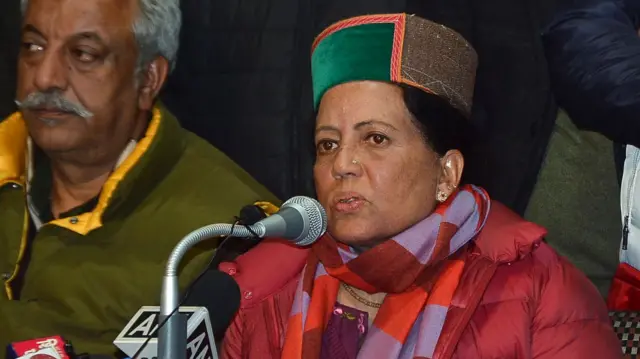 पूर्व कांग्रेस नेता वीरभद्र सिंह की पत्नी प्रतिभा सिंह