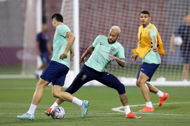 تدريبات المنتخب البرازيلي